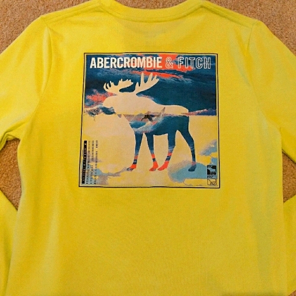 Abercrombie Kids Graphic Logo Long Sleeve Tee - Picture 1 of 4